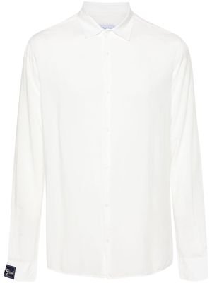 Family First semi-sheer long-sleeve shirt - White
