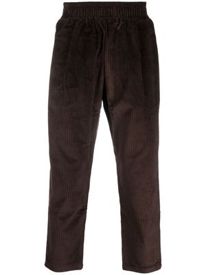 Family First straight-leg corduroy trousers - BROWN