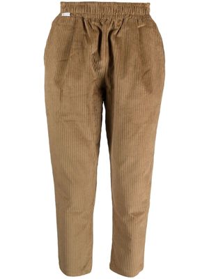 Family First tapered corduroy trousers - Brown