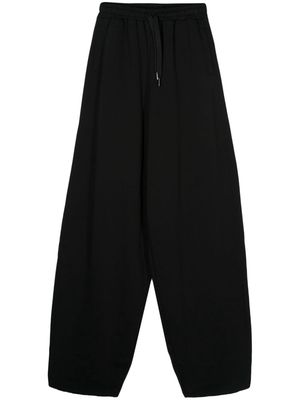 Family First wide-leg cotton track pants - Black