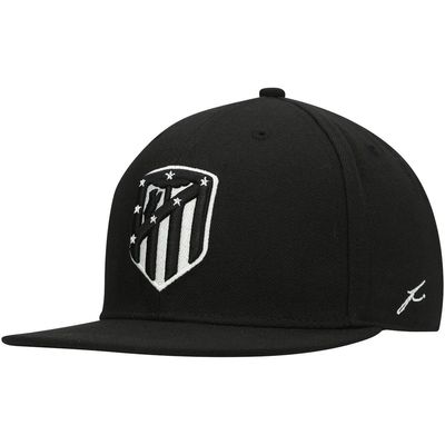 FAN INK Men's Black Atletico de Madrid Hit Snapback Hat