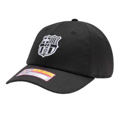 FAN INK Men's Black Barcelona Berkeley Classic Adjustable Hat