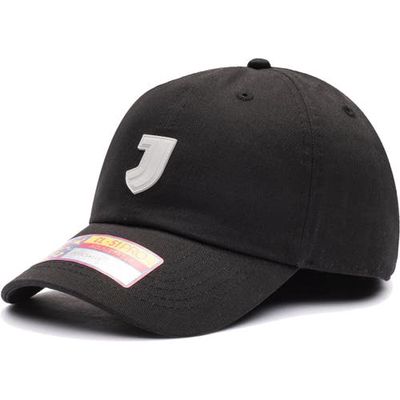 FAN INK Men's Black Juventus Casuals Adjustable Hat