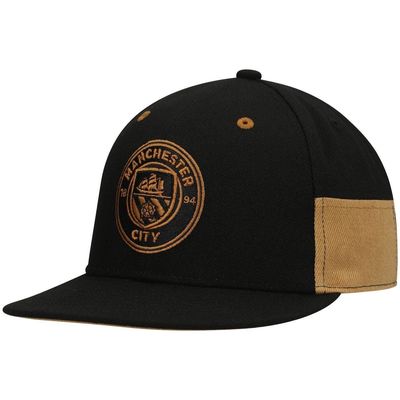 FAN INK Men's Black Manchester City Truitt Pro Snapback Hat