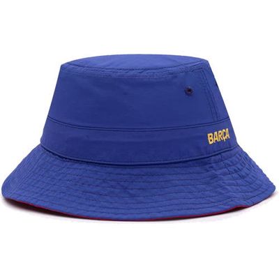 FAN INK Men's Blue/Pink Barcelona Terrain Reversible Adjustable Bucket Hat