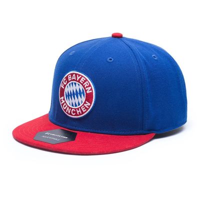 FAN INK Men's Fi Collection Bayern Munich Blue/Red Team Snapback Adjustable Hat