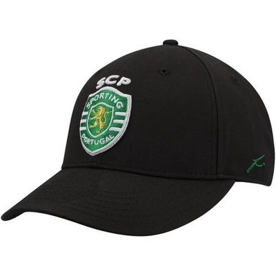 FAN INK Men's Fi Collection Black Sporting Clube de Portugal Standard Adjustable Hat