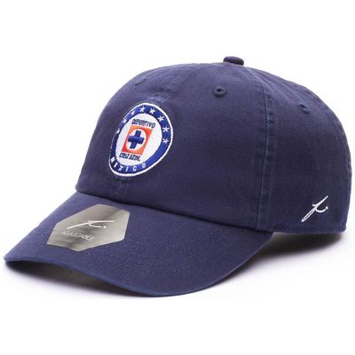 FAN INK Men's Fi Collection Navy Cruz Azul Bambo Classic Adjustable Hat
