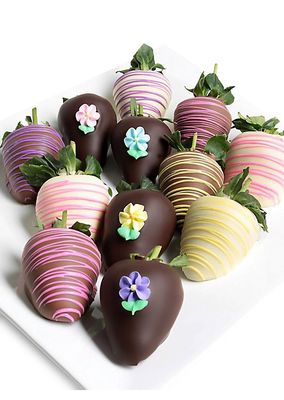 Fancy Flowers Belgian Chocolate-Covered Strawberries