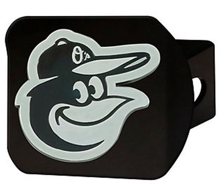 FANMATS MLB Black Hitch Cover with Chrome Emble m