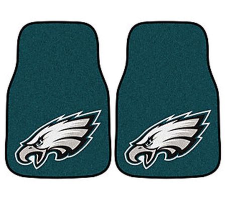 FANMATS NFL 2 Piece Carpet Car Mats