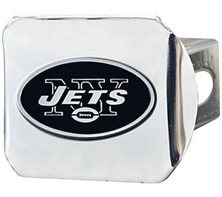 FANMATS NFL Chrome Hitch Cover with Chrome Embl em