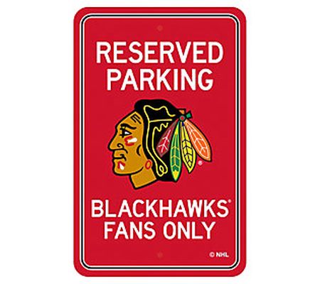 FANMATS NHL Reserved Parking Sign