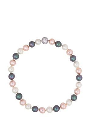 Fantasia by Deserio faux-pearl sterling silver necklace - Neutrals