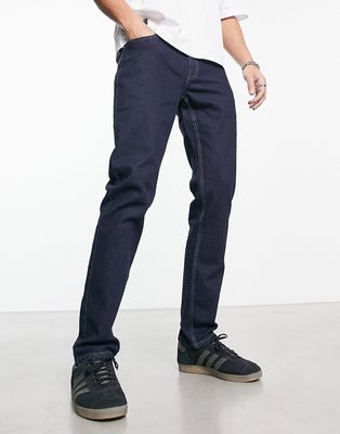 Farah Elm stretch slim fit jeans in dark blue