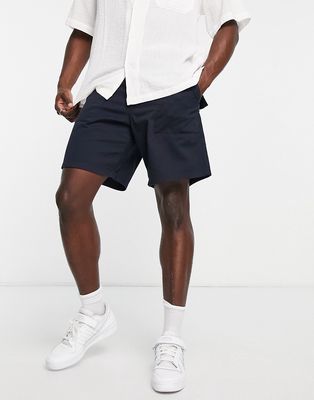 Farah Sepel patch twill shorts in navy
