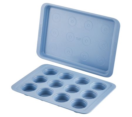 Farberware Easy Solutions Sheet Pan and 12-Cup uffin Pan Set