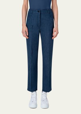 Fari Straight-Leg Denim Pants