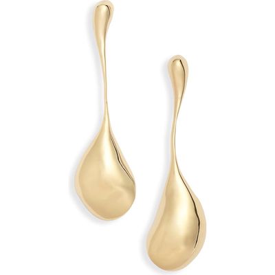 FARIS Bolo Drop Earrings in Gold 