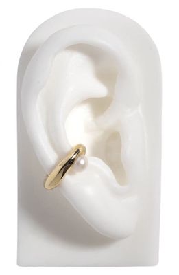 FARIS Vero Genuine Pearl Ear Cuff in Gold