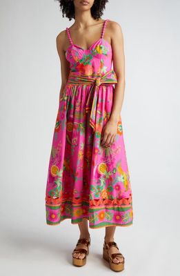 FARM Rio Delicate Fruit Garden Maxi Dress in Pink at Nordstrom, Size Small