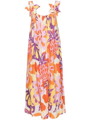 FARM Rio Lee floral-print maxi dress - Purple