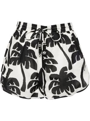 FARM Rio palm-tree shorts - Black