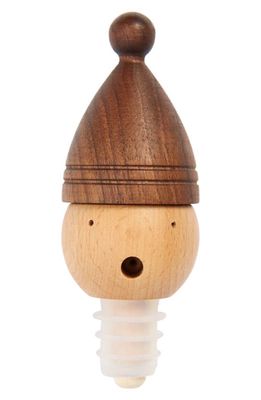 Farmhouse Pottery Gunter Wood Wine Stopper in Natural Woods