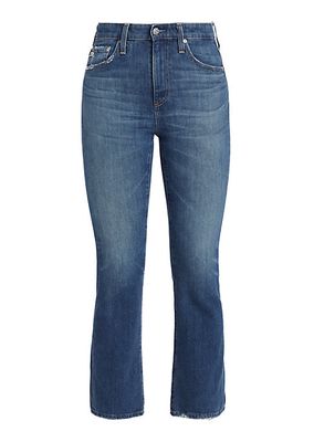 Farrah Cropped Boot-Cut Jeans