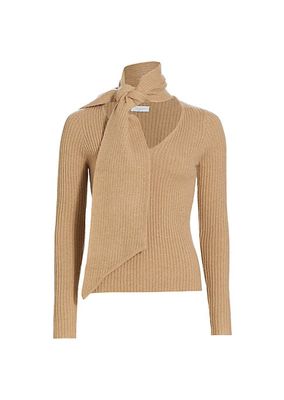Farren Wool & Cashmere Scarf Sweater