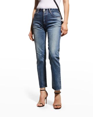 Farwell Cropped Slim-Straight Jeans