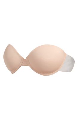 FASHION FORMS Go Bare Backless Strapless Reusable Adhesive Underwire Bra in Nude