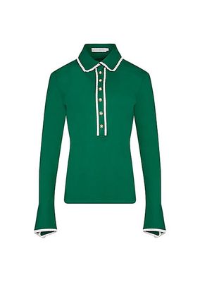 Faustine Jersey Long-Sleeve Shirt