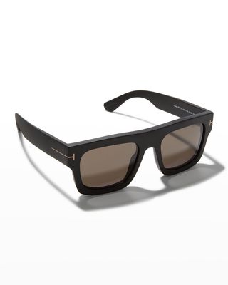 Fausto Square Plastic Sunglasses