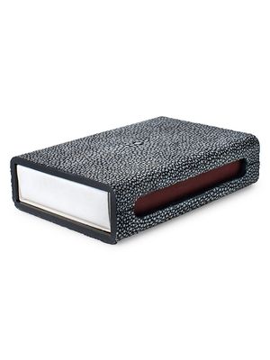 Faux Linen Match Box & Sleeve - Cool Gray - Cool Gray