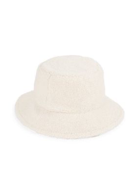 Faux Shearling Bucket Hat