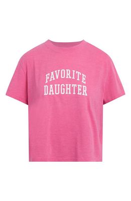 Favorite Daughter Graphic T-Shirt in Deep Rose