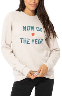 Favorite Daughter Mom of The Year Sweatshirt in Oat