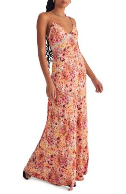 Favorite Daughter The Blackberry Floral Maxi Dress in Pink/Yellow Multi