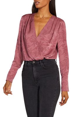 Favorite Daughter The Date Blouse in Mauve Floral