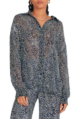 Favorite Daughter The Friday Button-Up Shirt in Cheetah Print