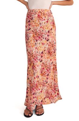 Favorite Daughter The Gwen Floral Maxi Skirt in Pink/Yellow Multi