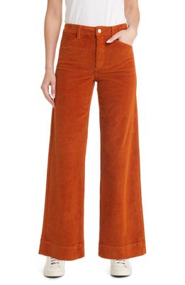 Favorite Daughter The Mischa High Waist Wide Leg Corduroy Pants in Sedona