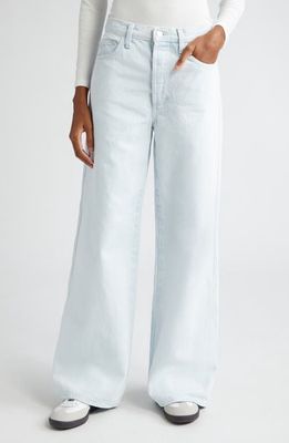 Favorite Daughter The Ollie Ultimate Baggy Wide Leg Jeans in Blue Bird