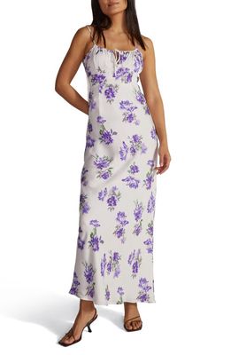 Favorite Daughter The One That Got Away Floral Maxi Slipdress in Purple Bouquet