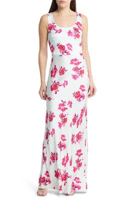 Favorite Daughter The Sunroof Floral Cotton Maxi Dress in Summer Peony