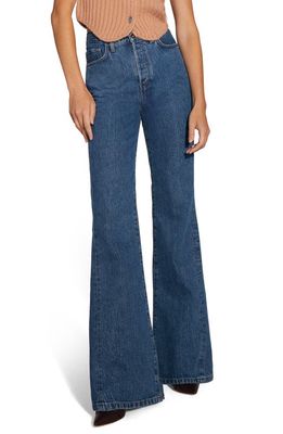 Favorite Daughter The Valentina Super High Waist Flare Jeans in Montreal