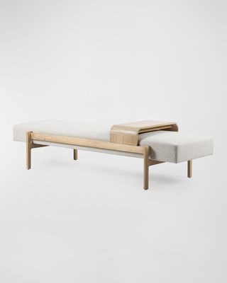 Fawkes Bench with Tray, 79"
