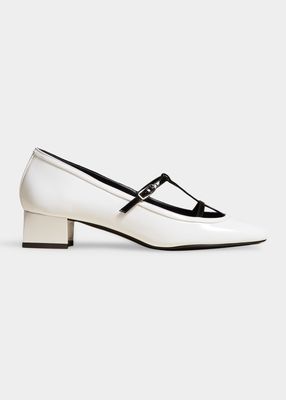 Fawn Bicolor Leather Pumps