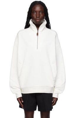 Fax Copy Express SSENSE Exclusive White Sweater